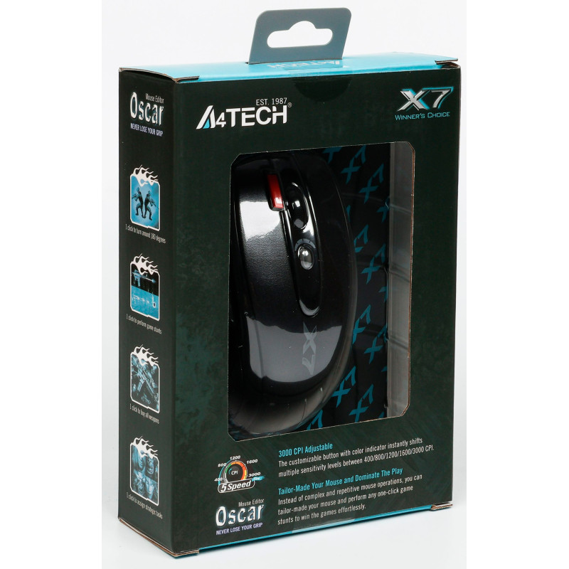 Компьютерная мышь A4Tech X-718BK