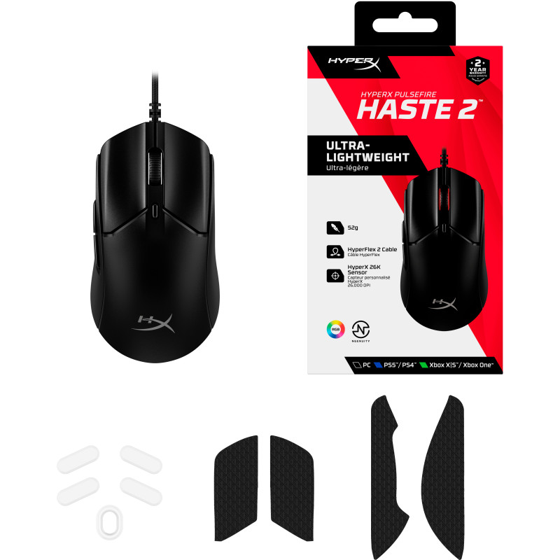 Компьютерная мышь HyperX Pulsefire Haste 2 Black (6N0A7AA)