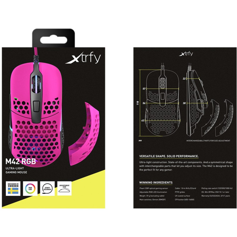 Xtrfy M42 RGB Pink (XG-M42-RGB-PINK)