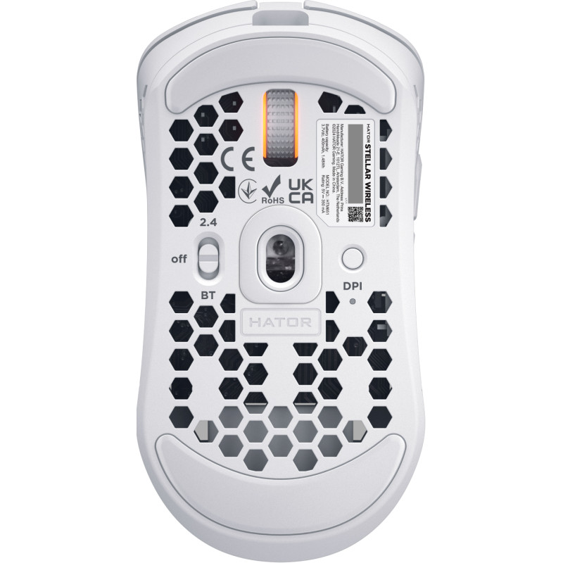 Комп'ютерна миша Hator Stellar Wireless White (HTM651)