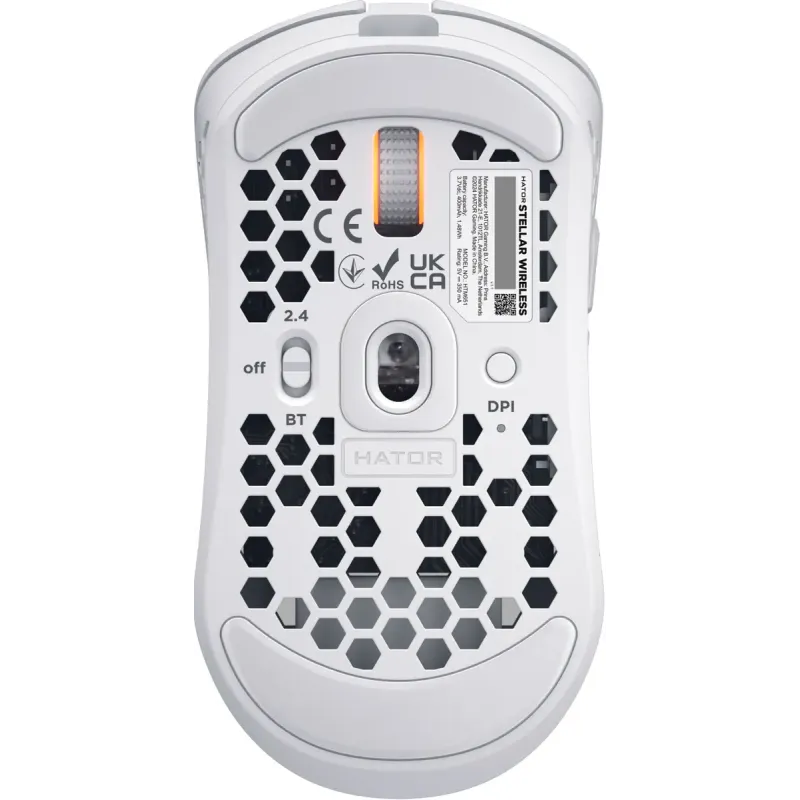 Комп'ютерна миша Hator Stellar Wireless White (HTM651)