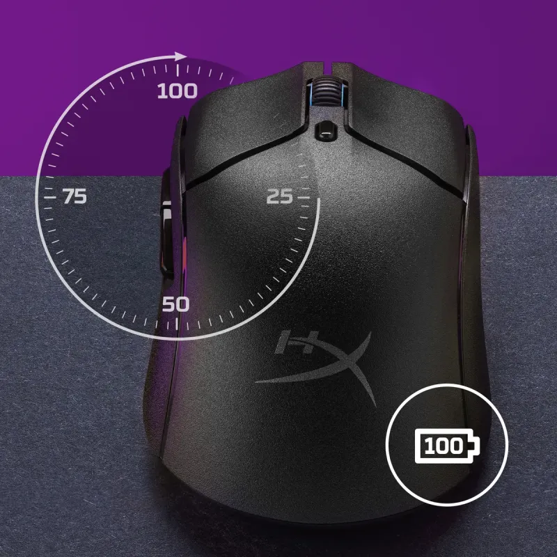 Комп'ютерна миша HyperX Pulsefire Haste 2 Wireless Black (6N0B0AA)