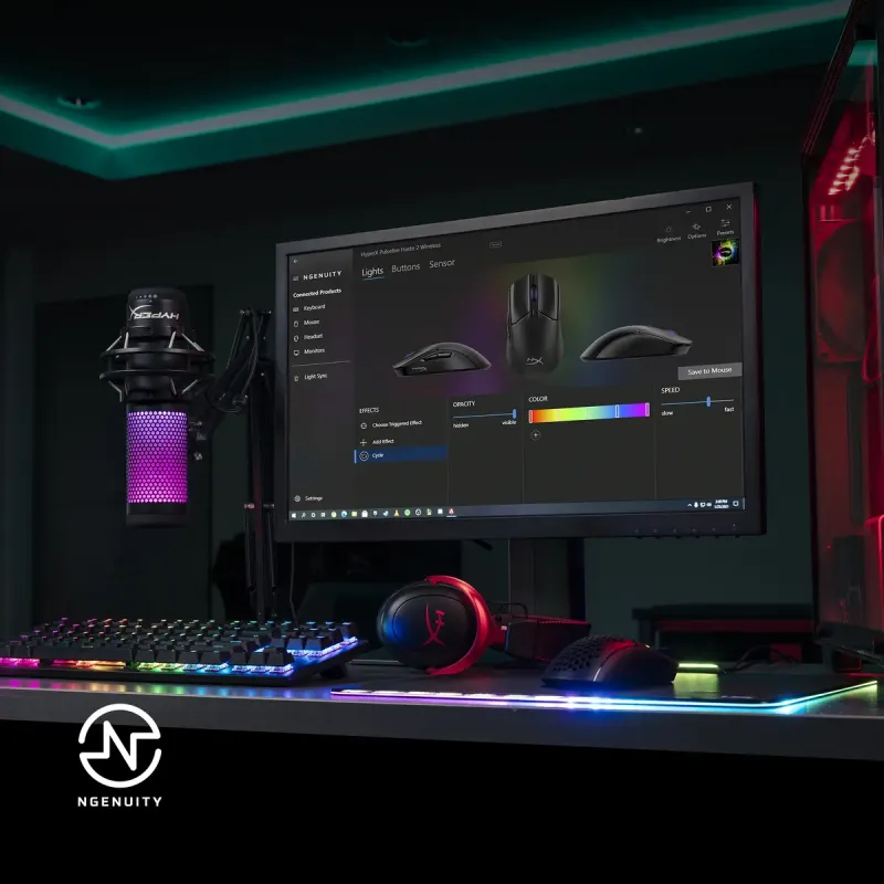 Комп'ютерна миша HyperX Pulsefire Haste 2 Wireless Black (6N0B0AA)
