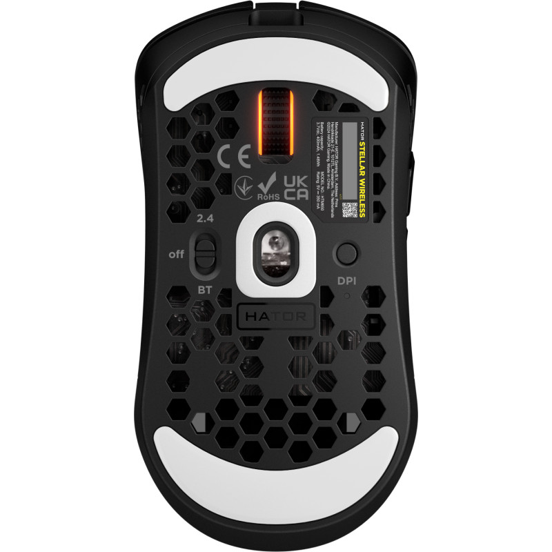 Комп'ютерна миша Hator Stellar Wireless/Bluetooth/USB Black (HTM650)