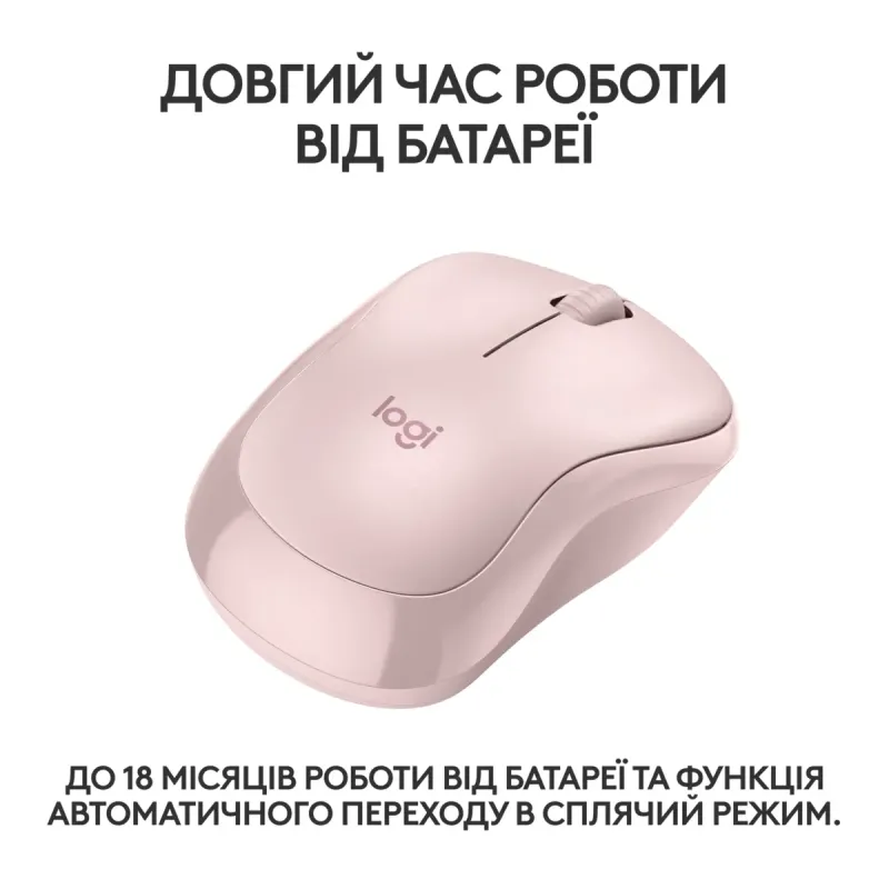 Комп'ютерна миша Logitech M240 Rose (910-007121)