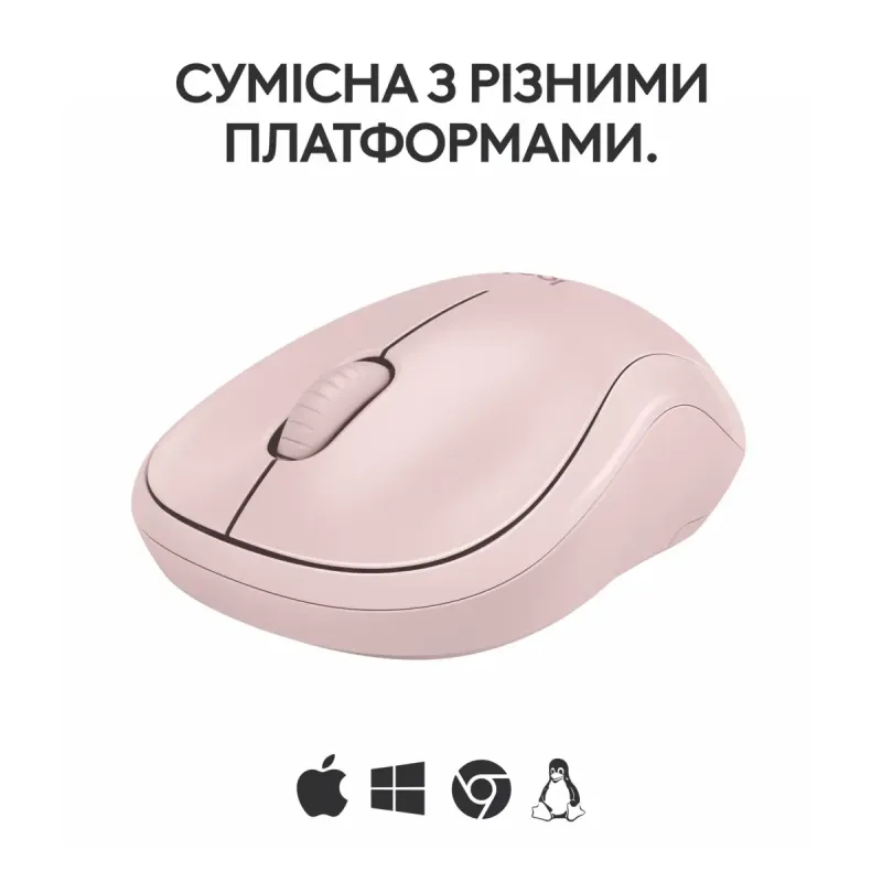 Комп'ютерна миша Logitech M240 Rose (910-007121)