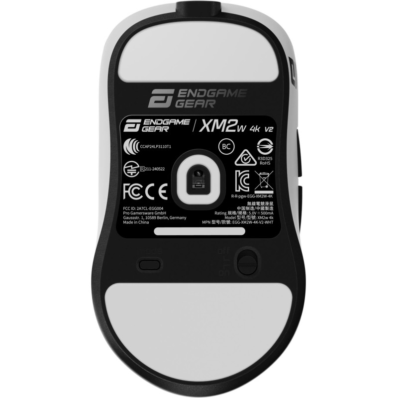 Комп'ютерна миша Endgame Gear XM2w 4k v2 Wireless White (PGW-EG-MOU-080)