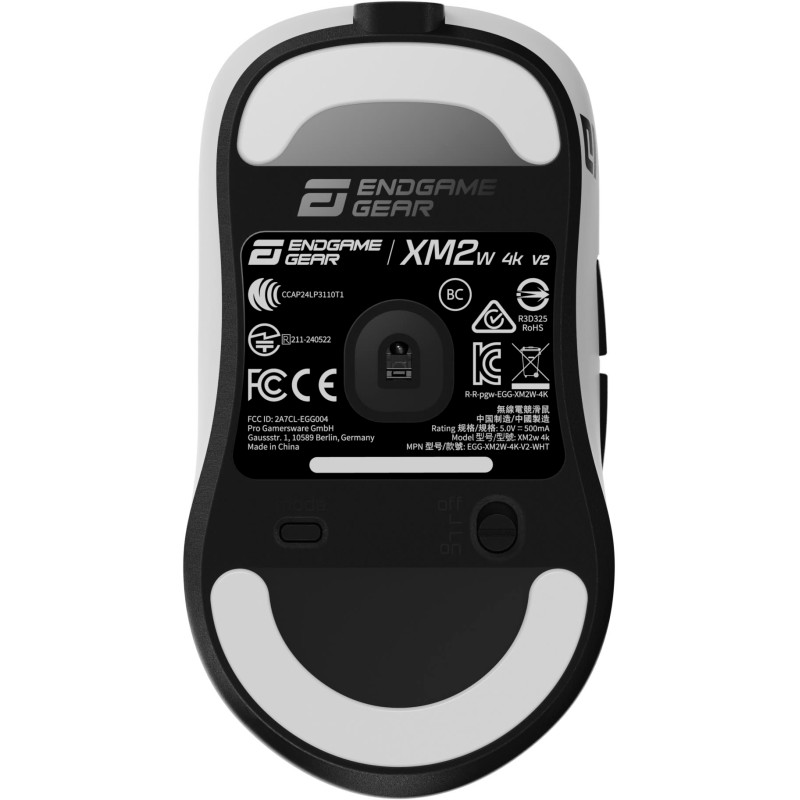 Комп'ютерна миша Endgame Gear XM2w 4k v2 Wireless White (PGW-EG-MOU-080)
