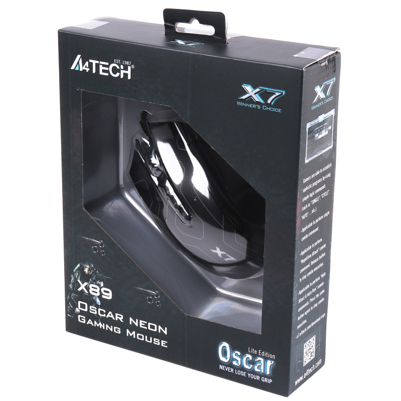Компьютерная мышь A4Tech X7 Oscar Neon X89 Maze