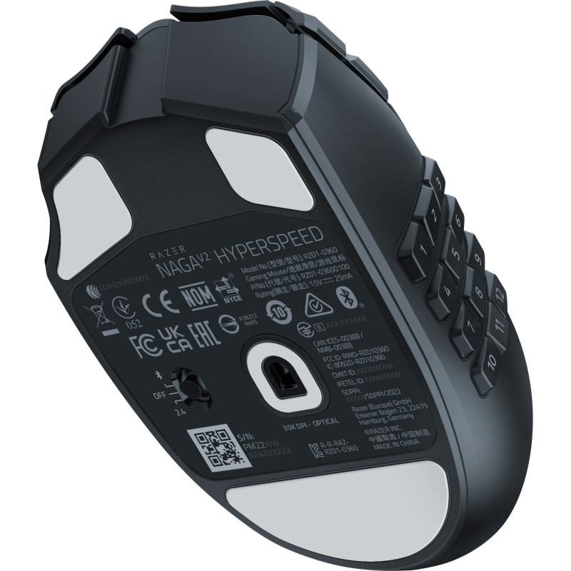 Комп'ютерна миша Razer Naga V2 Hyperspeed (RZ01-03600100-R3G1)