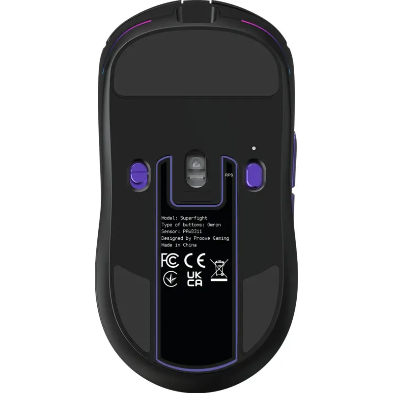 Компьютерная мышь Proove Gaming Superfight Wired Black/Purple (GMSW00102001)