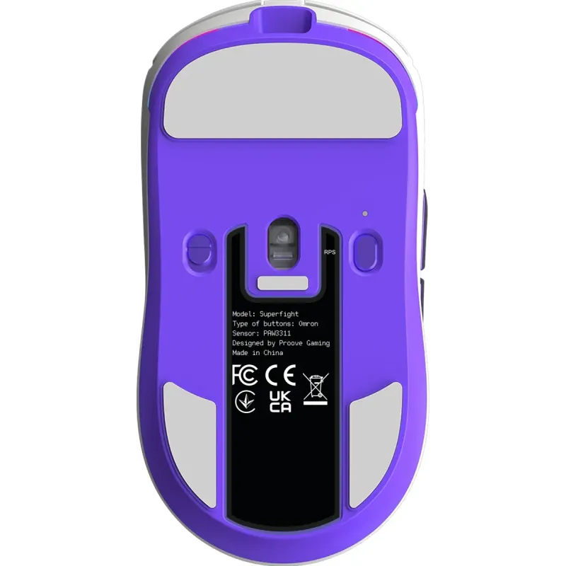 Компьютерная мышь Proove Gaming Superfight Wired White/Purple (GMSW00102002)