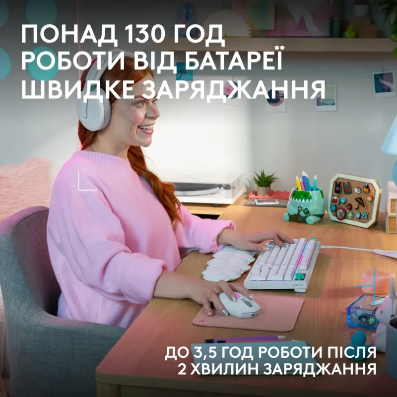 Компьютерная мышь Logitech G305 X Superlight White (910-007747)