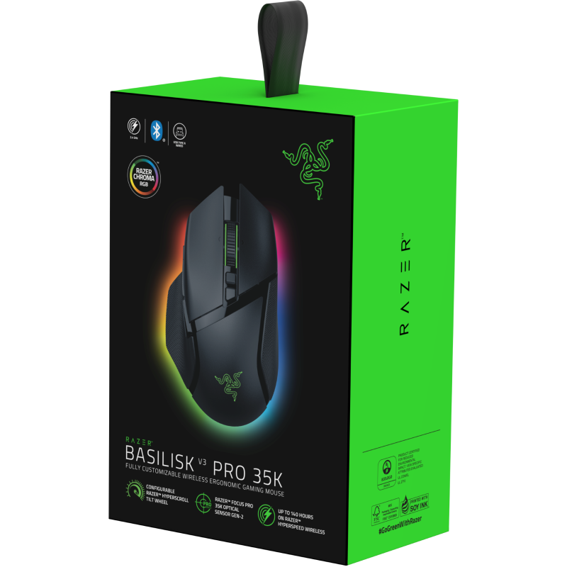 Комп'ютерна миша Razer Basilisk V3 Pro 35K Black (RZ01-05240100-R3G1)