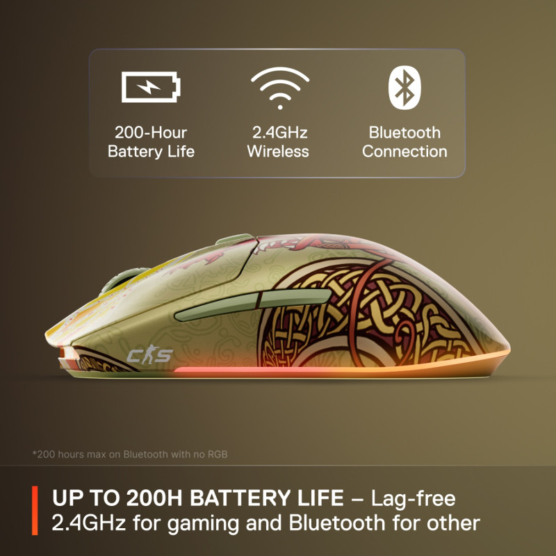 Комп'ютерна миша SteelSeries CS2 Dragon Lore Wireless (62614)