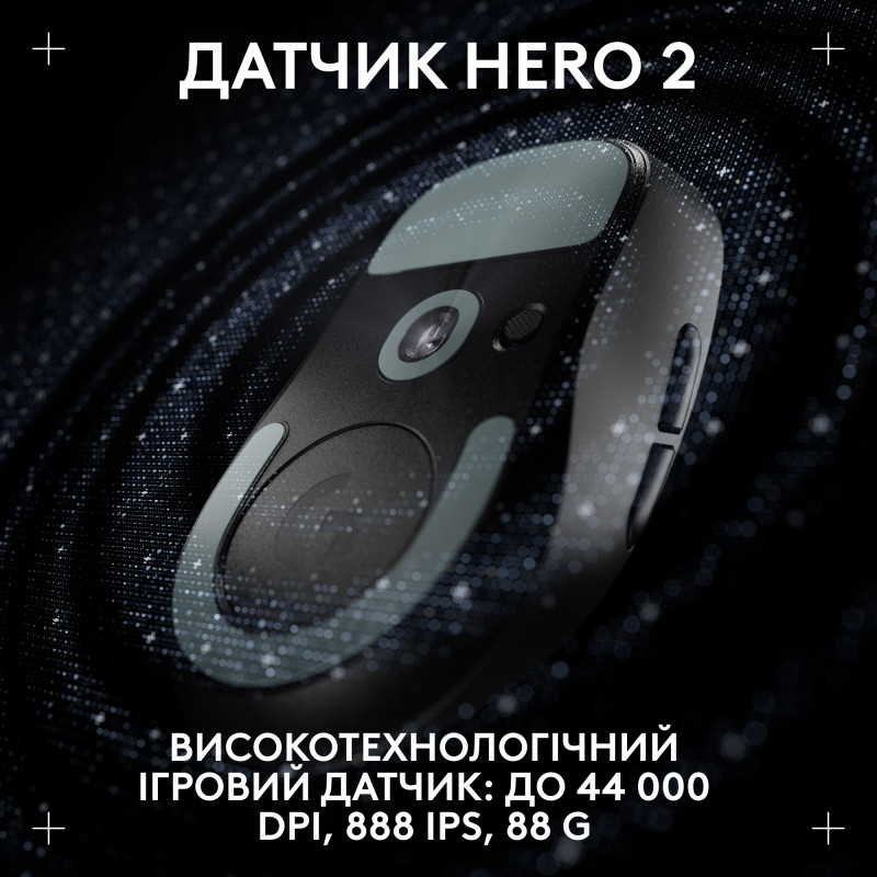 Компьютерная мышь Logitech Pro X Superlight 2 Dex Black (910-007357, 910-007359)