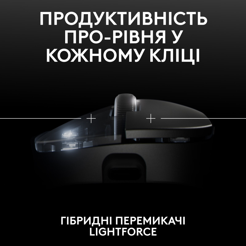 Компьютерная мышь Logitech Pro X Superlight 2 Dex Black (910-007357, 910-007359)