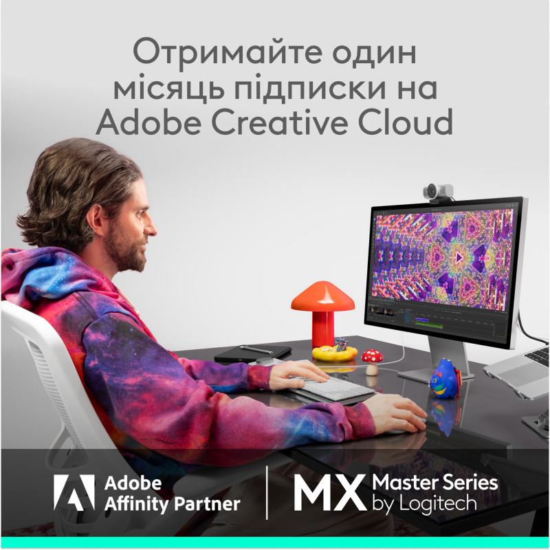 Комп'ютерна миша Logitech MX Master 4 для Mac White Silver (910-007576, 910-007574)