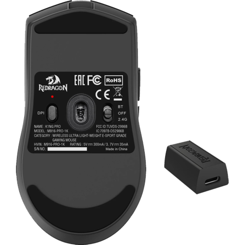 Компьютерная мышь Redragon M916-PRO-4K K1NG Black (72211)