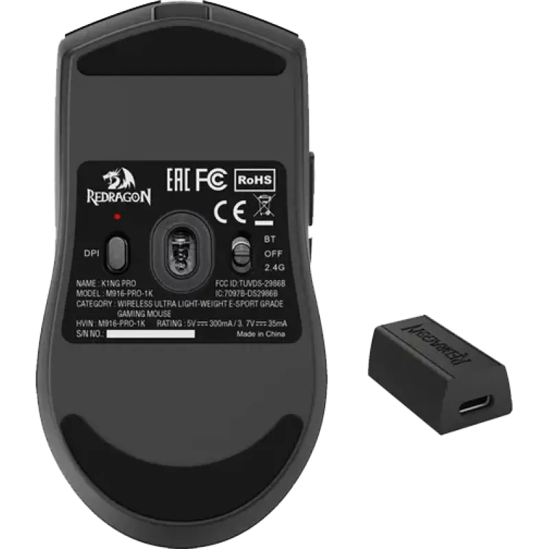 Компьютерная мышь Redragon M916-PRO-4K K1NG Black (72211)