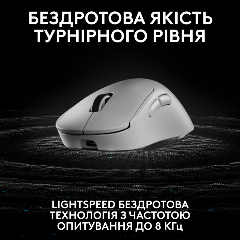Компьютерная мышь Logitech Pro X Superlight 2 Dex White (910-007363, 910-007365)
