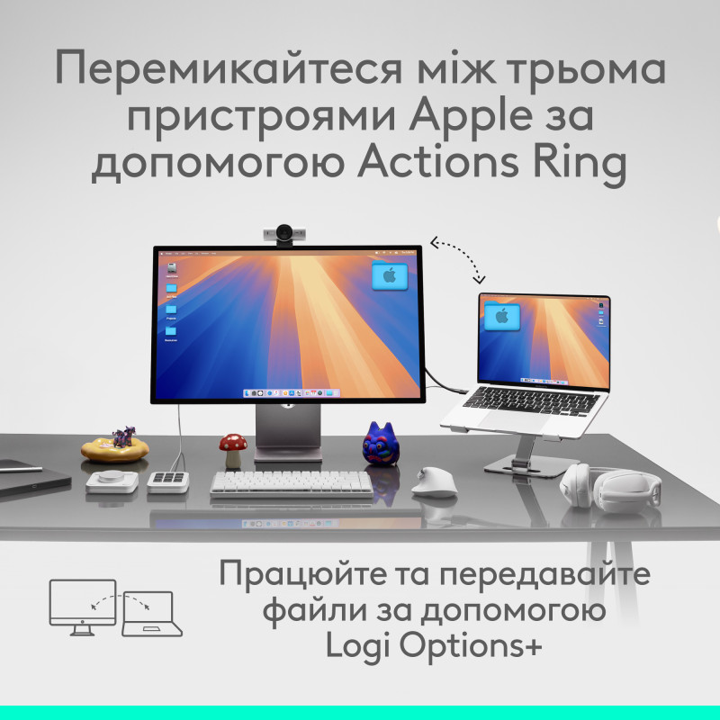 Комп'ютерна миша Logitech MX Master 4 для Mac Space Black (910-007577, 910-007575)