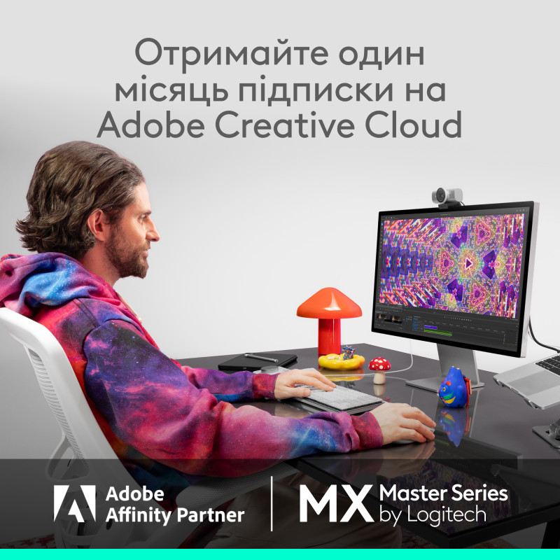 Комп'ютерна миша Logitech MX Master 4 для Mac Space Black (910-007577, 910-007575)