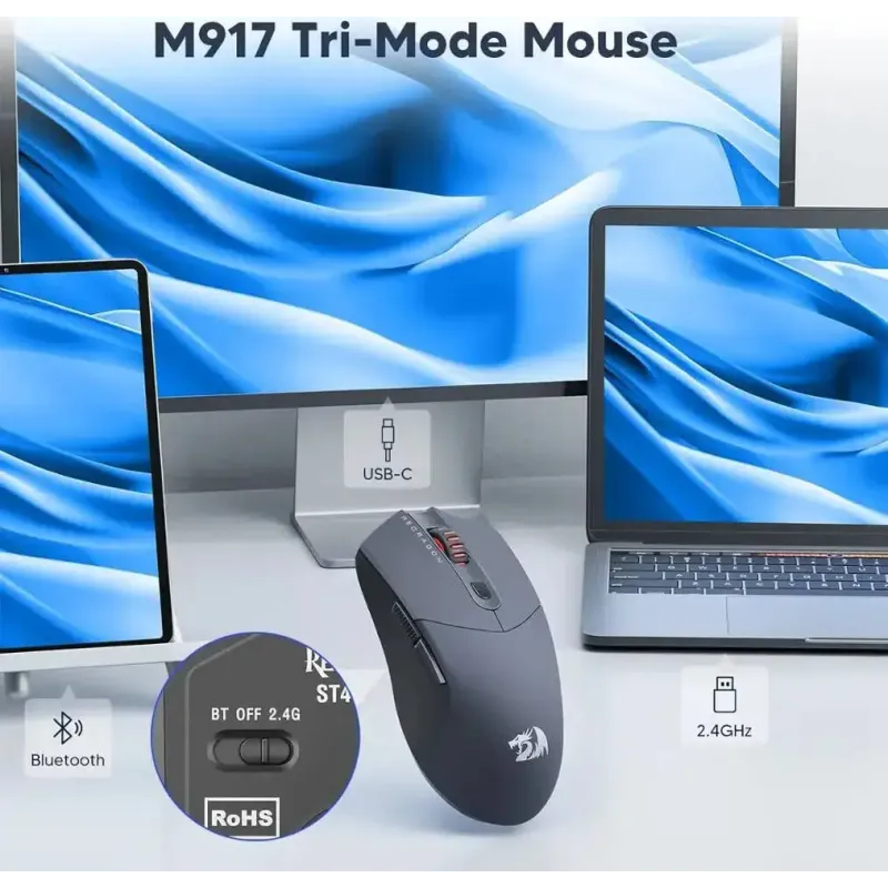 Комп'ютерна миша Redragon ST4R Pro M917GB-PRO Black (72209)