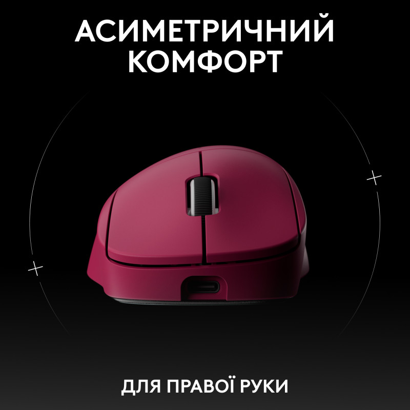 Компьютерная мышь Logitech Pro X Superlight 2 Dex Pink (910-007371, 910-007373)