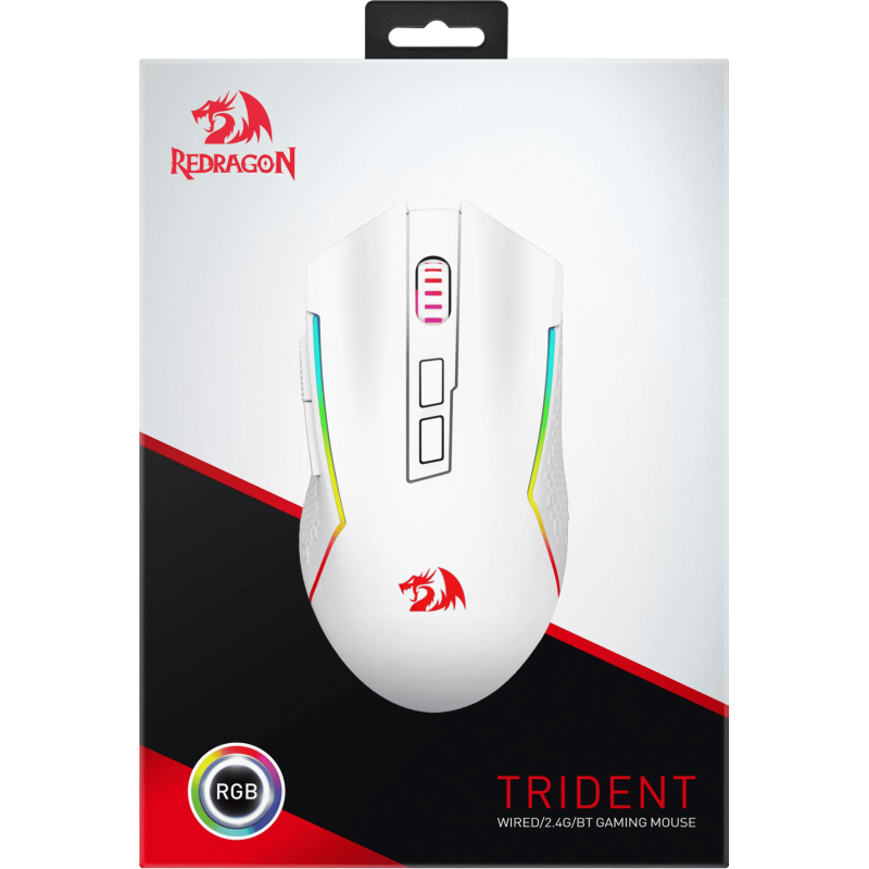 Компьютерная мышь Redragon Trident White (71864)