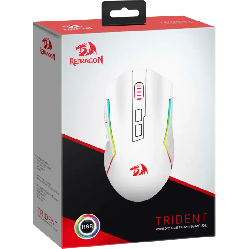 Комп'ютерна миша Redragon Trident White (71864)