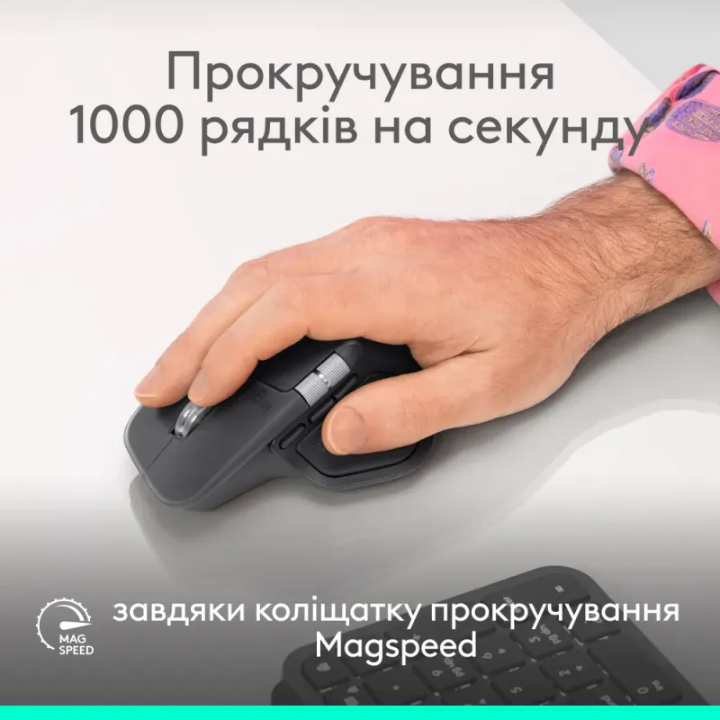 Комп'ютерна миша Logitech MX Master 4 Pale Gray (910-007563, 910-007559)