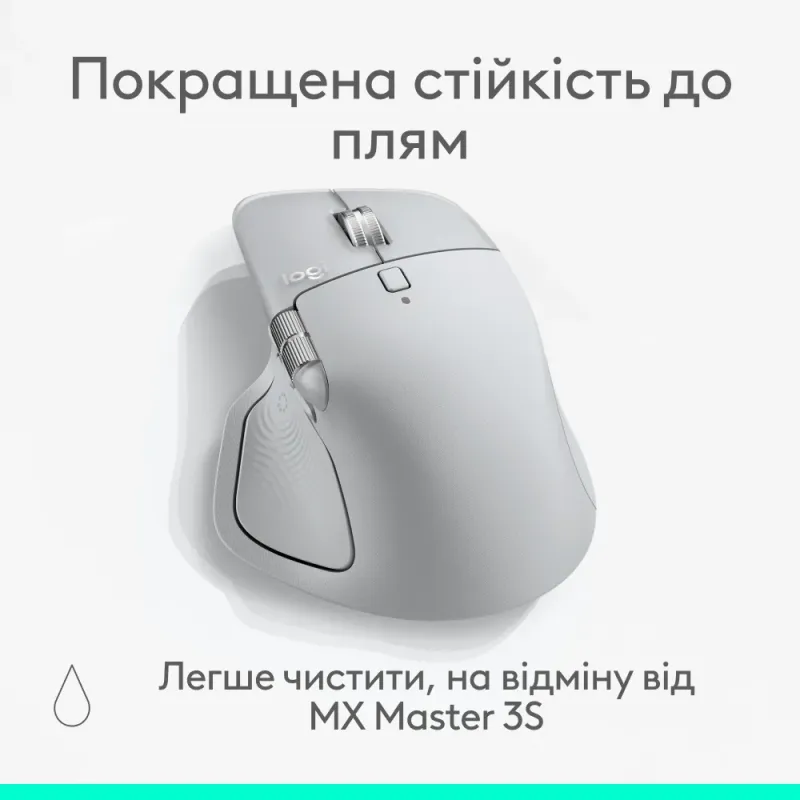 Комп'ютерна миша Logitech MX Master 4 Pale Gray (910-007563, 910-007559)