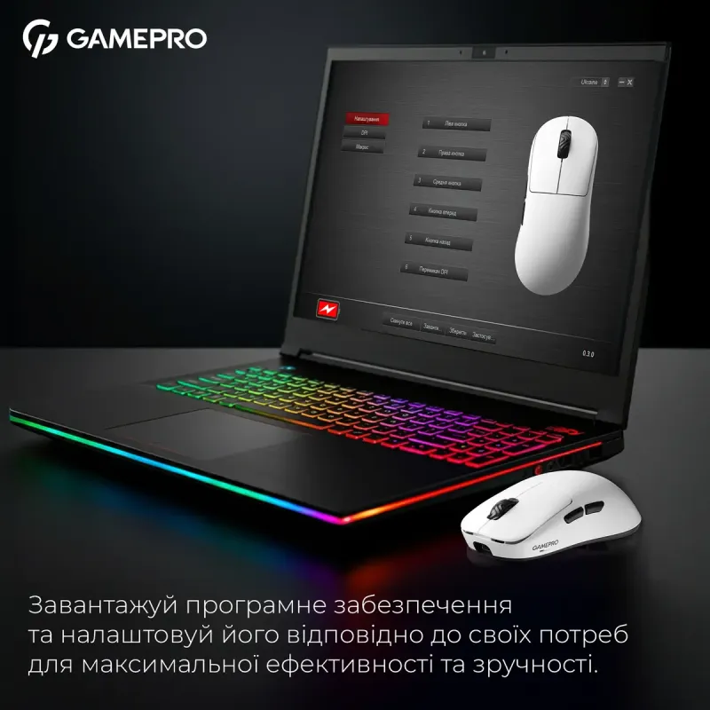 Компьютерная мышь GamePro Asgard Loki White (GM022W)