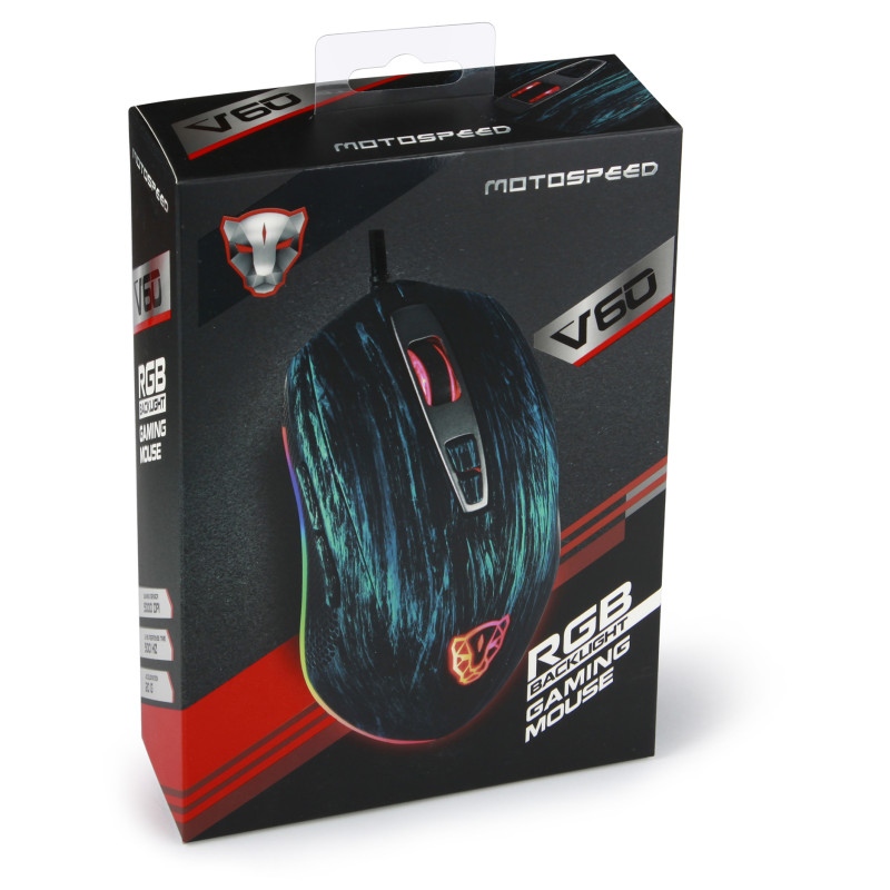 Компьютерная мышь Motospeed V60 Black (mtv60)