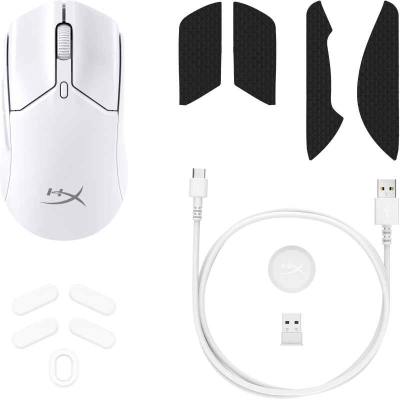 Компьютерная мышь HyperX Pulsefire Haste 2 Mini Wireless white (7D389AA)