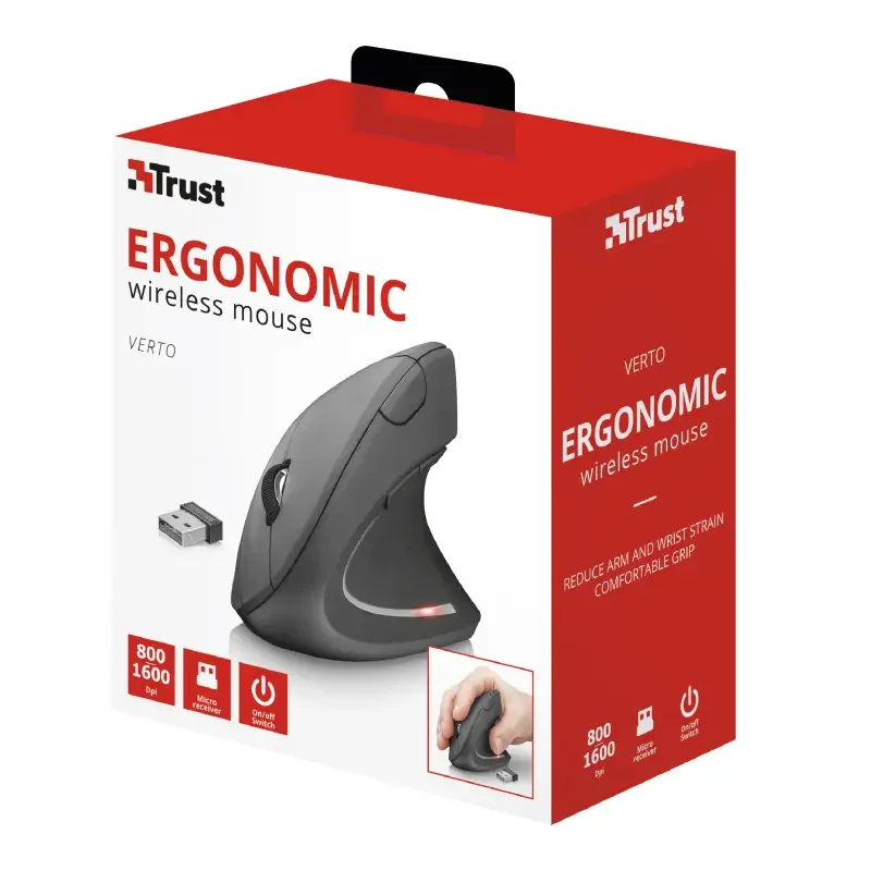 Комп'ютерна миша Trust Verto Wireless Ergonomic Mouse (22879)