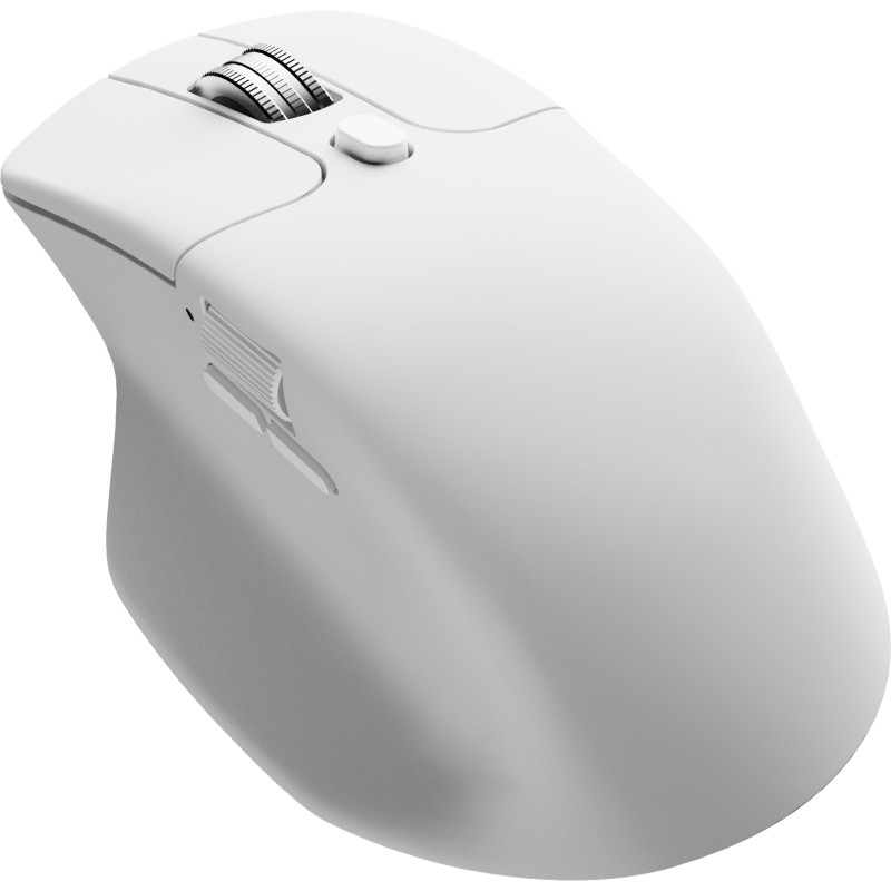 Комп'ютерна миша Keychron M6S Wireless/Bluetooth/USB White PAW3311 (M6S-B72)