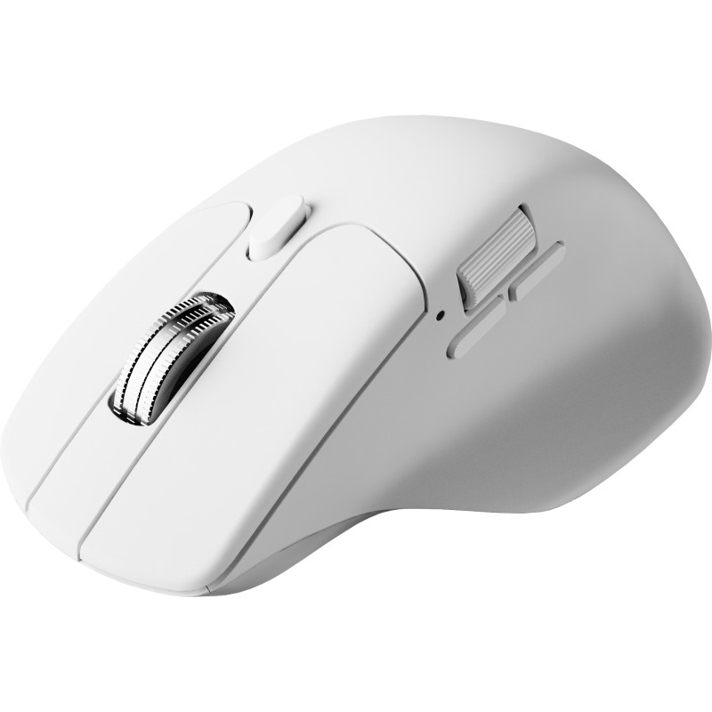Комп'ютерна миша Keychron M6S Wireless/Bluetooth/USB White PAW3311 (M6S-B72)