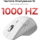 Комп'ютерна миша Keychron M6S Wireless/Bluetooth/USB White PAW3311 (M6S-B72)