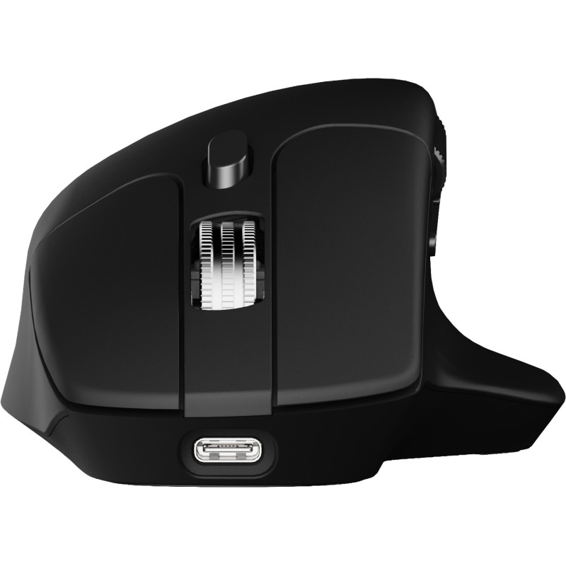 Комп'ютерна миша Keychron M6S Wireless/Bluetooth/USB Black PAW3311 (M6S-A72)