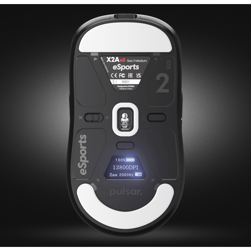 Комп'ютерна миша Pulsar X2A eS Medium Black (PX2AES21)