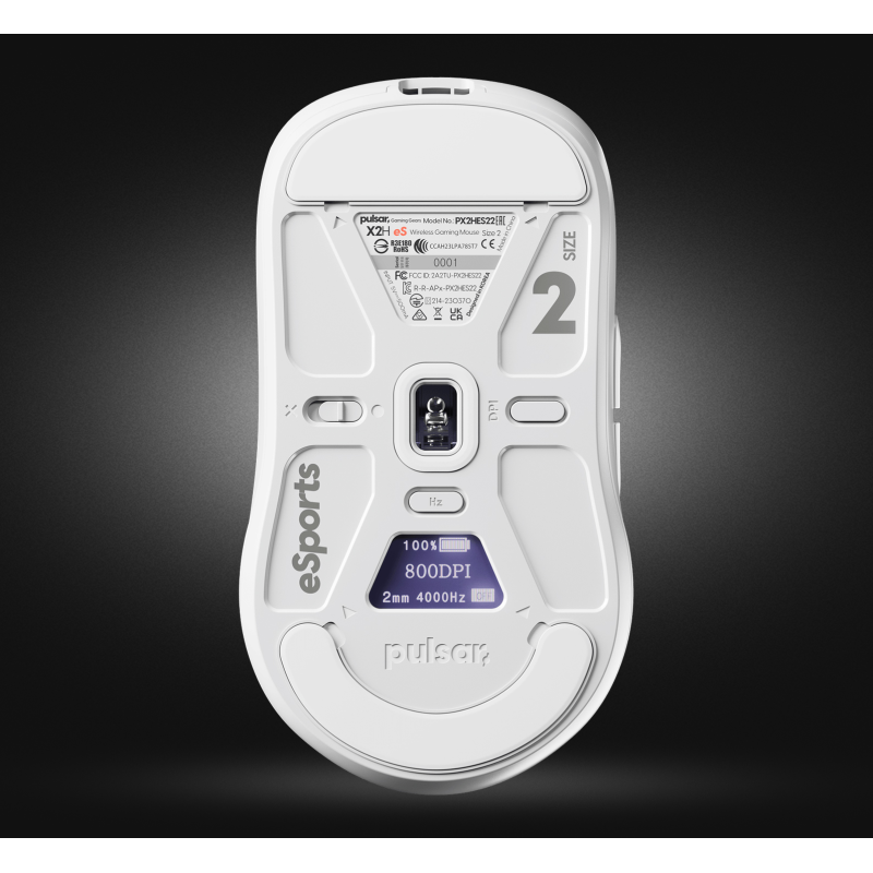 Компьютерная мышь Pulsar X2H eS White (PX2HES22)