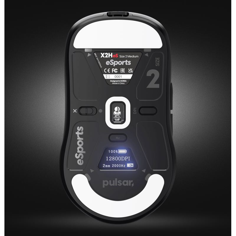 Комп'ютерна миша Pulsar X2H V3 eS Black (PX2H3ES21)