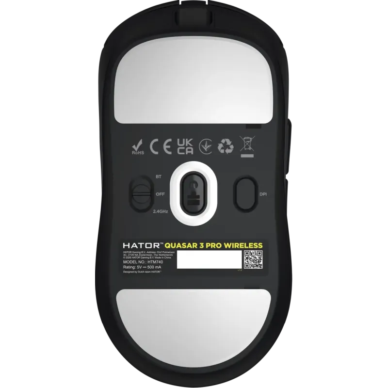 Компьютерная мышь HATOR Quasar 3 PRO wireless black (HTM740)