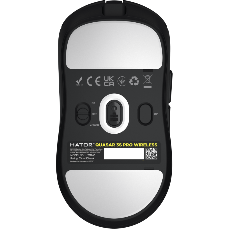 Комп'ютерна миша HATOR Quasar 3S PRO wireless (HTM745) black
