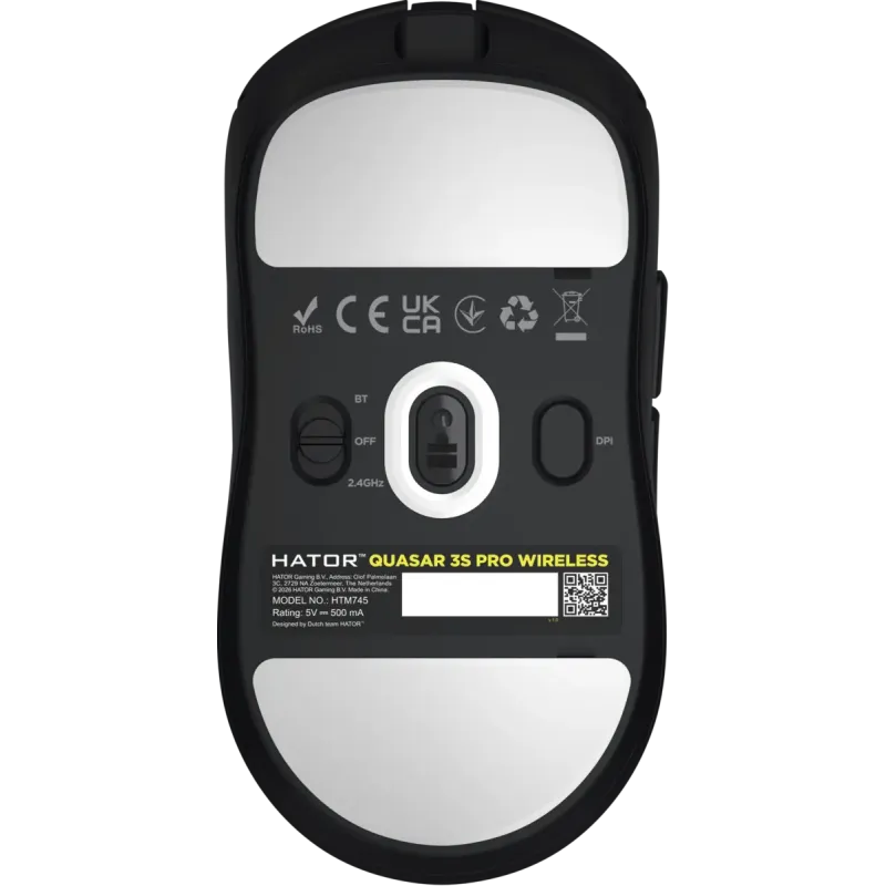Комп'ютерна миша HATOR Quasar 3S PRO wireless (HTM745) black