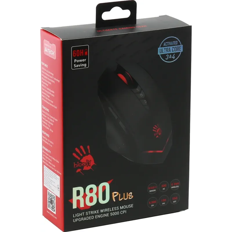 Компьютерная мышь Bloody R80 Plus (Black)