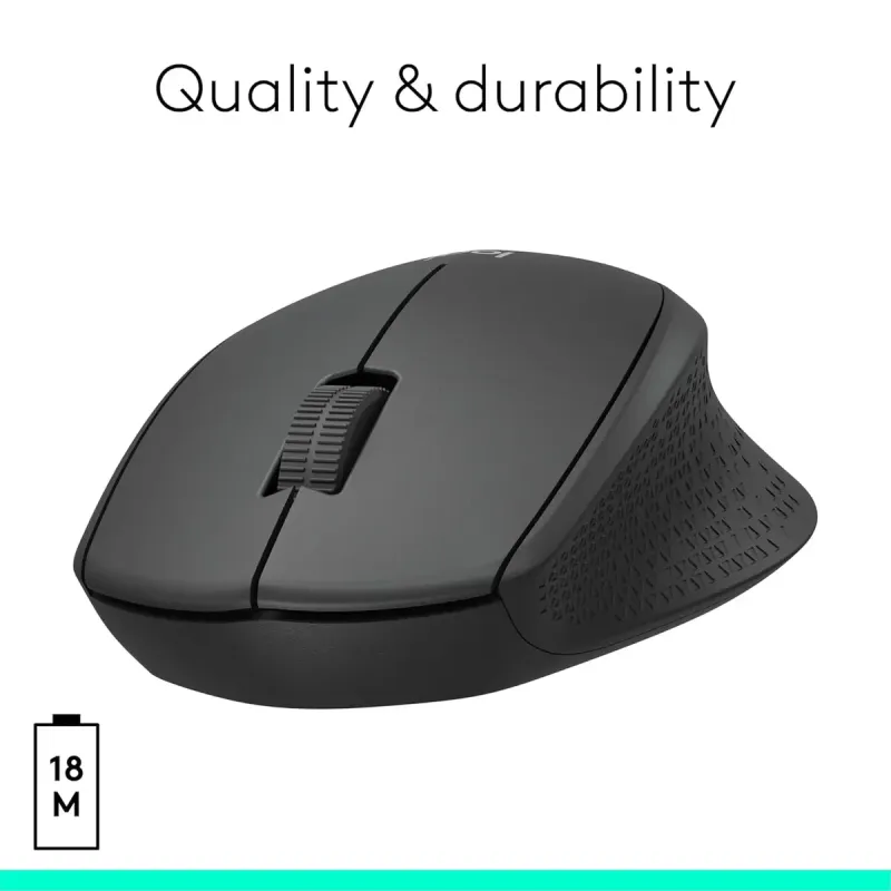 Компьютерная мышь Logitech M331 Silent Plus Black (910-004917)