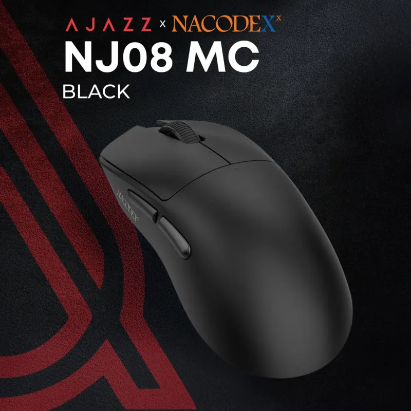 Компьютерная мышь Ajazz x Nacodex NJ08 MC Black (NJ08-MC-B)